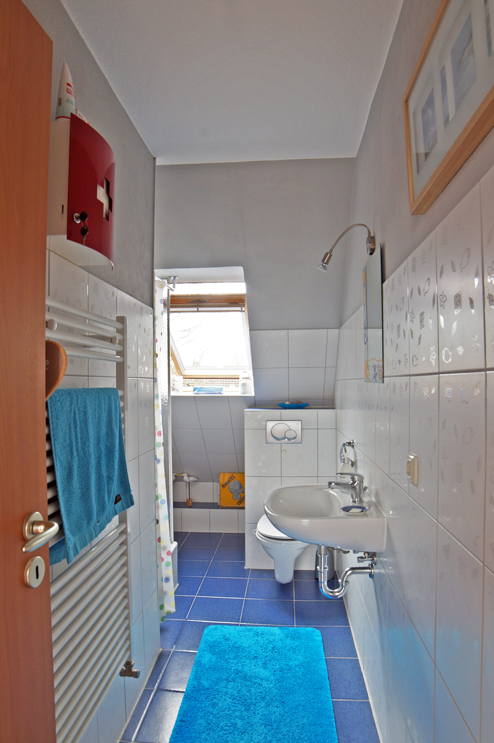 Badezimmer mit Dusche