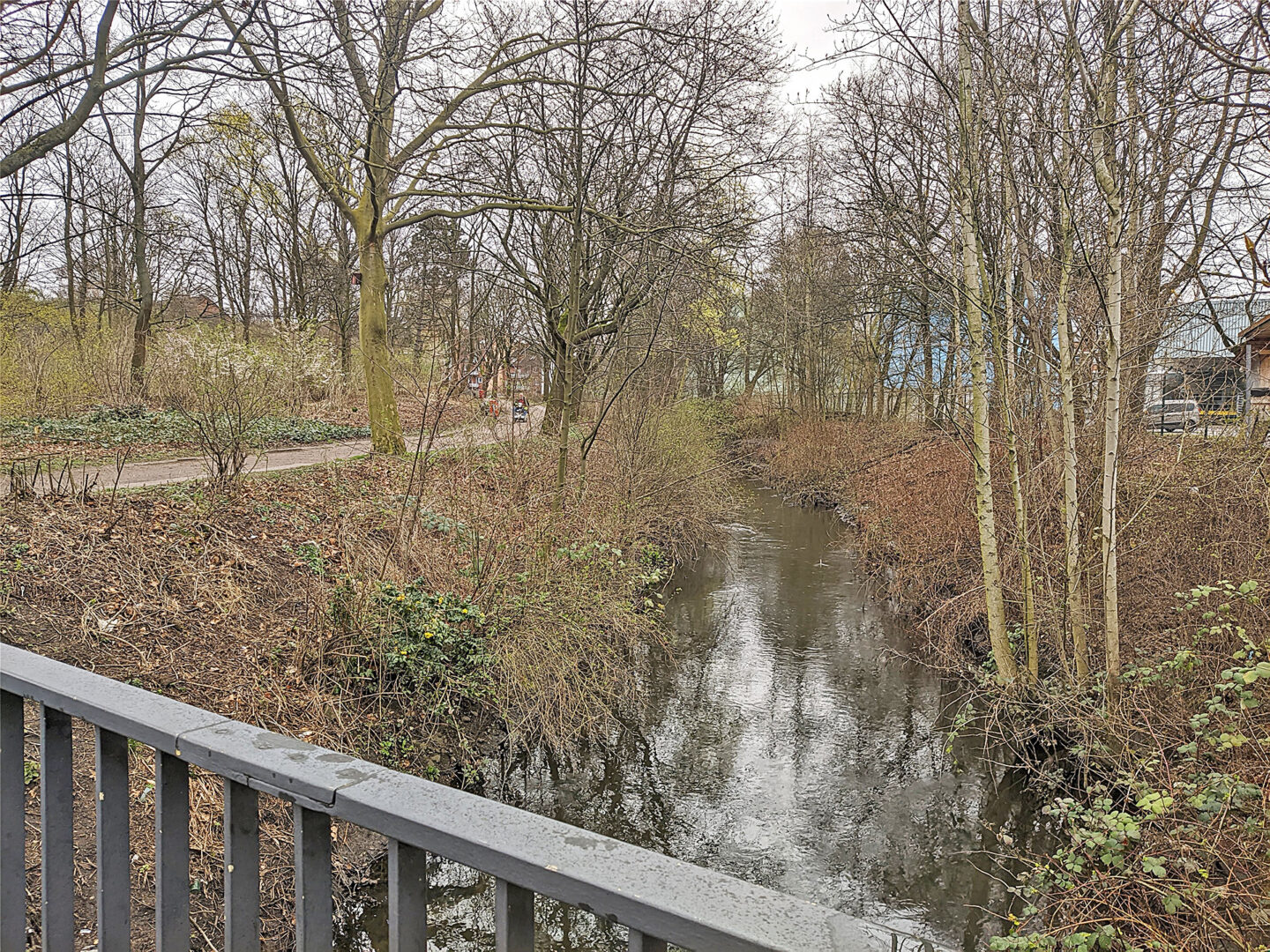 Blick entlang der Wandse