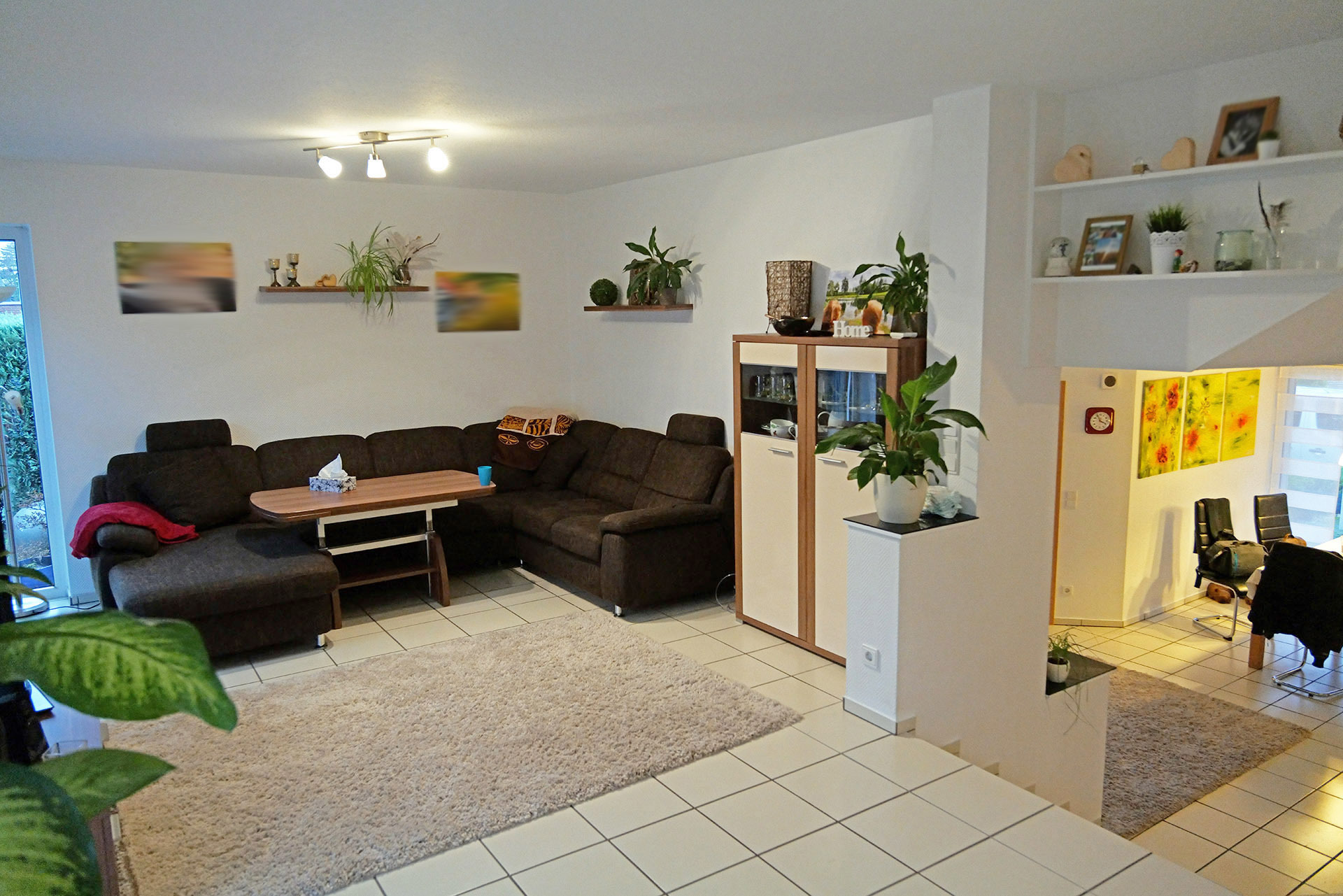 Wohnzimmer Blick Esszimmer
