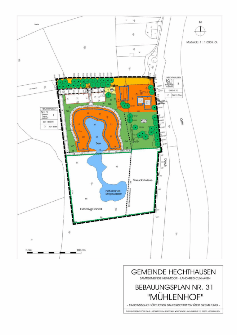 Übersicht B-Plan